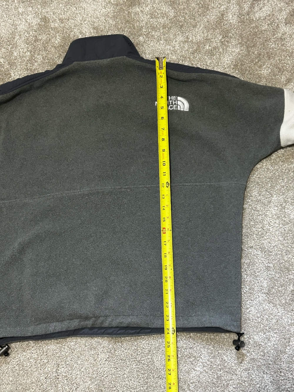 The North Face Women’s Snap-T Fleece Pullover Jacket Gray Black Size Medium - Picture 8 of 8
